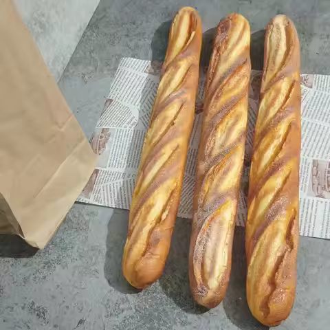Simulation Baguette Long Toast Bread Model Fake Food Photography Props Ornaments Home Decoration Win