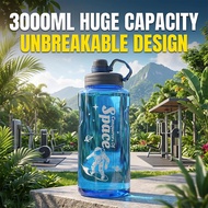 🛸3000ML Water Bottle - BPA-Free Hydration Bottle With filter Large capacity water bottle Student wat