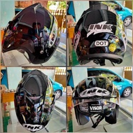 HELM INK DOUBLE VISOR T 1 ORIGINAL MERK NKC.AJM.BMT.FDL PAKING CEPAT