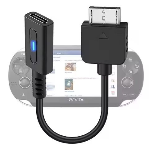 for PS Vita 1000 PD Charging Adapter USB C Female Plug Converter Power Supply Cord with Instruction 