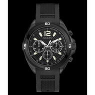 Guess Black Rubber Strap Men Watch W1168G2