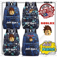 🔥🇲🇾ROBL0X SCHOOL BAG back pack🔥ROBLX beg sekolah game viral trendy bag beg budak sekolah BEG RAYA 书包