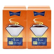 Costco 好市多 GK Connaisseur 咖啡濾紙 2杯用 一盒100張 x 4入 咖啡 濾紙 咖啡機 手沖
