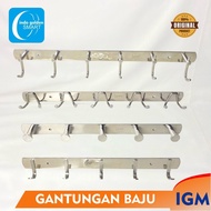 GANTUNGAN Double SINGLE CLOTHES HANGER MULTIFUNCTIONAL STICKED HANGER IGM IG-019 IG-015 IG-032 IG-03