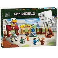 minecraft toy lego minecraft 2026 New Products Minecraft Big Movie Evil Balloon Village Pig Spirit V