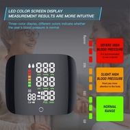 【Free USB Cable】Wrist BP Monitors for Home Use with Curved Screen, Rechargeable and Portable Bp Mach