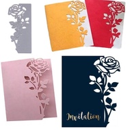 Greeting Card Rose Lace Carbon Steel Knife Mold diy Handbook Handmade Children Paper Craft Embossing