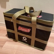 日本 COLEMAN X 札幌啤酒 Sapporo Beer 軍綠色尼龍布 手提箱型 保溫袋