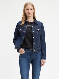 Levis® เสื้อแจ็คเก็ตยีนส์ รุ่น Ex-Boyfriend Trucker Jacket ทรงโอเวอร์ไซส์ 29945-0013