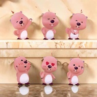 韩国正版露比盲盒Loopy盲盒正版粉色小海狸周边摆件现货直发Korean Genuine Ruby Blind Box Loopy Blind Box宝贝童装20251030