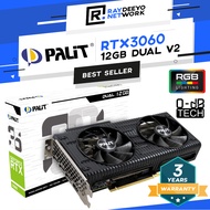 PALIT RTX 3060 DUAL V2 12GB GDDR6 GPU Graphic Card [NVIDIA G-SYNC/Ray Tracing/Customizable RGB light
