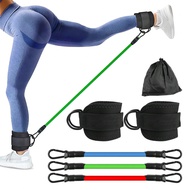 6 Pcs Resistance Bands Set, Ankle Strap With Cuffs For Working Out Exercise Band, Ankle Straps Glute