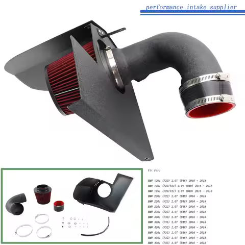 High performance Intake Induction Air Filter Kit For BMW 120i/220i/230i/320i F2X F3X B48 2.0T engine