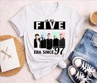 Five Era Since 97 Digital Art Print Retro Boy Band Poster Pop Rock Music Illustration Printable Wall