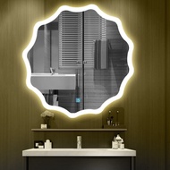 Lace Mirror Smart Mirror Petal SunledBathroom Mirror Anti-Fog Toilet Mirror Fashion Cosmetic Mirror