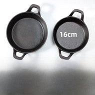 Cast Iron Frying Pan Dutch English Muffin Frying Pan Uncoated Exported to Japan 16cm Small Pot Mini