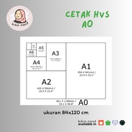 Print HVS Photos size A0 (84x120 cm)