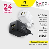 Baseus Charger Palm Fast Charging C+U 20W Adapter Charger Head