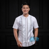 Baju Koko Pria Premium Putih Lengan Pendek