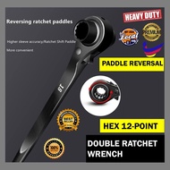 41x46 mm Scaffold Ratchet Spanner Ratchet Wrench Scaffold Double Ratchet Multifunctional Socket Wren