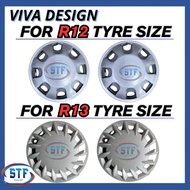 Universal R13'' Inch Car Wheel Cover Tyre Center Hub Cap Steel Rim Universal 13 Inch Rim Cover (Viva