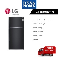 [FREE DELIVERY WITHIN KL] LG GR-H802HQHM  592L TOP FREEZER WITH DOORCOOLING+