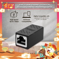 RJ45 to RJ45 Ethernet Extension Modular Joiner Converter Adapter