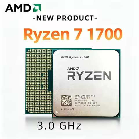 AMD Ryzen 7 1700 R7 1700 3.0 GHz Eight-Core Sixteen-Thread CPU Processor 65W YD1700BBM88AE Socket AM
