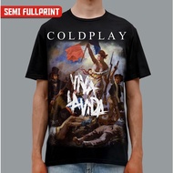 COLDPLAY CLOTHES | BRITPOP UNISEX ROCK BOOTLEG BAND T-SHIRT | VIVA LA VIDA