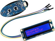 LCD1602 RGB Display Module 16x2 Characters 16 Millions RGB Backlight Colors 3.3V/5V I2C Bus AiP31068 LCD Controller PCA9633 RGB Driver Compatible with Arduino Raspberry Pi/Pi Pico Jetson Nano