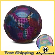Maplenest-my Greensen Luminous Reflective Soccer Ball  High Density Wear Training with Engraved Line