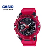 Casio G-Shock Sound Wave Series GA-2200SKL-4A Red Resin Band Men Sports Watch