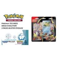 Pokémon TCG: MEGA 01 MEGA EVOLUTION 3 PACKS BLISTER PSYDUCK / GOLDUCK (ENGLISH)