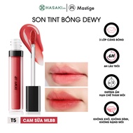 Son Tint Bóng Mastige Dewy Lâu Trôi Màu T5 Cam Sữa 4.5ml