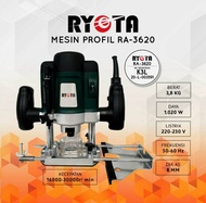 Mesin profil kayu Router skok RYOTA kusen ukir kayu power full