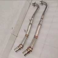 Big elbow stainless pipe 51mm for xrm 125 xrm 110/100 wave 125 wave xrm 100 115 110 Raider j/smash R