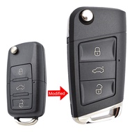 Car Remote Key Shell Case For VW Golf Jetta Polo Beetle Eos Caddy Repair Kit