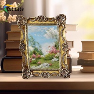 [Cuticate] Vintage Picture Frame, Photo Frame, 10.2 X 15.2 Cm, Photo Holder for Hanging