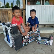STK SHOP 68 MINIATUR TRUK HOREG BISA DINAIKI JUMBO SPEAKER BLUETOOTH 8 INCH SSUDAH ADA MINIATUR PARL