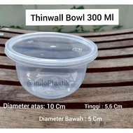 (PROMO) Thinwall 300 ml Bowl DM / Thinwall Bowl Food Container @1pack