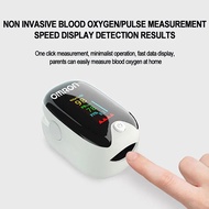 Omron Finger Pulse Oximeter เครื่องวัดออกซิเจนปลายนิ้ว SpO2 พร้อมเซนเซอร์วัดชีพจรและสายคล้องคอ (Hear