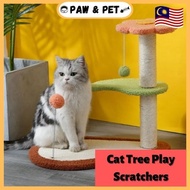Cat Scratcher House Play Scratch Grind Claws Toy House Toy For Cat Tree Toy Scratcher Sisal Cat Toy W/ Ball 猫爬架 猫跳台