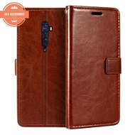 Leather CASE OPPO RENO 2 RENO 8 RENO 10 FLIP COVER LEATHER WALLET COVER HP WALLET