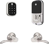 Yale Security B-YRD256-NR-NW-619 Yale Assure Lock SL with Norwood Touchscreen Deadbolt with Matching Lever, Satin Nickel
