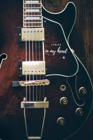 Lyrics in My Head Songwriting Book: Lyrics Notebook To Write In | Lined/Ruled Paper & Manuscript Pap