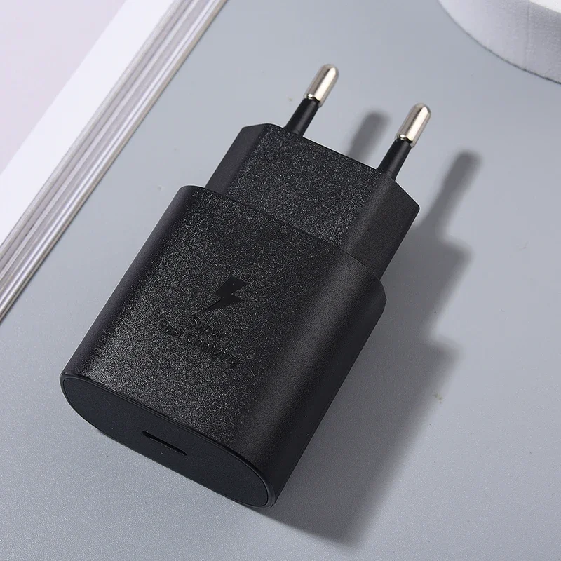 FOR Samsung M55 M54 F55 A36 A16 5G 25w Charger Super Fast Charge Adapter For Galaxy S25 S24 S23 S22 