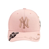 MLBˉ Official NY MZ Yankees Korean version of the little bee NY flower embroidery hat wild men and w