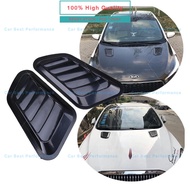 1 Pair Universal Car Decorative Air Flow Intake Hood Scoop Vent Bonnet Cover Decorative Myvi, Axia, 