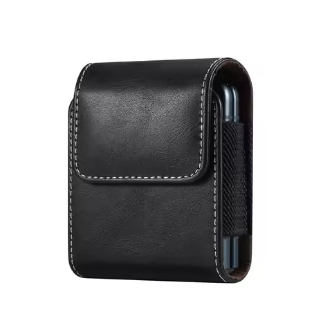 Fashion Belt Clip Leather Flip Case For Motorola Razr 40 50 Ultra Razr 2 3 4 2023 2022 2020 2019 Plu
