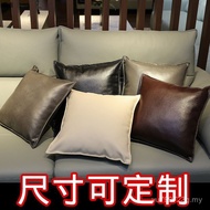 Breath Multicolor Simple Lychee Pattern Free Shipping Nano Sofa Pillow pu Light Luxury One Piece Pil